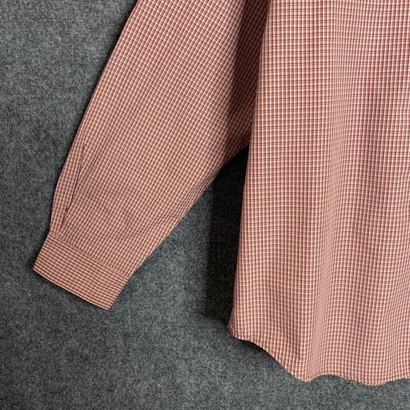 Columbia Omni Shade Shirt Men L Red Plaid Vented Outdoor Long Sleeve Button Up - Picture 3 of 14